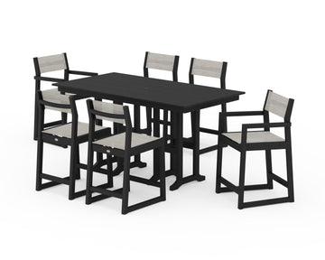 EDGE Sling 7-Piece Farmhouse Counter Set