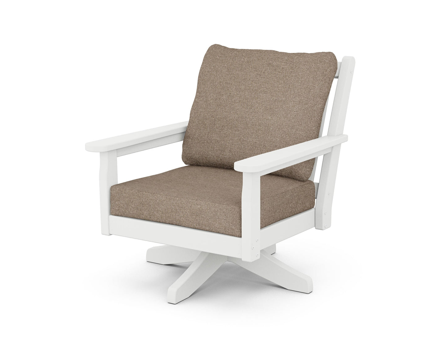 Chippendale Deep Seating Swivel Chair