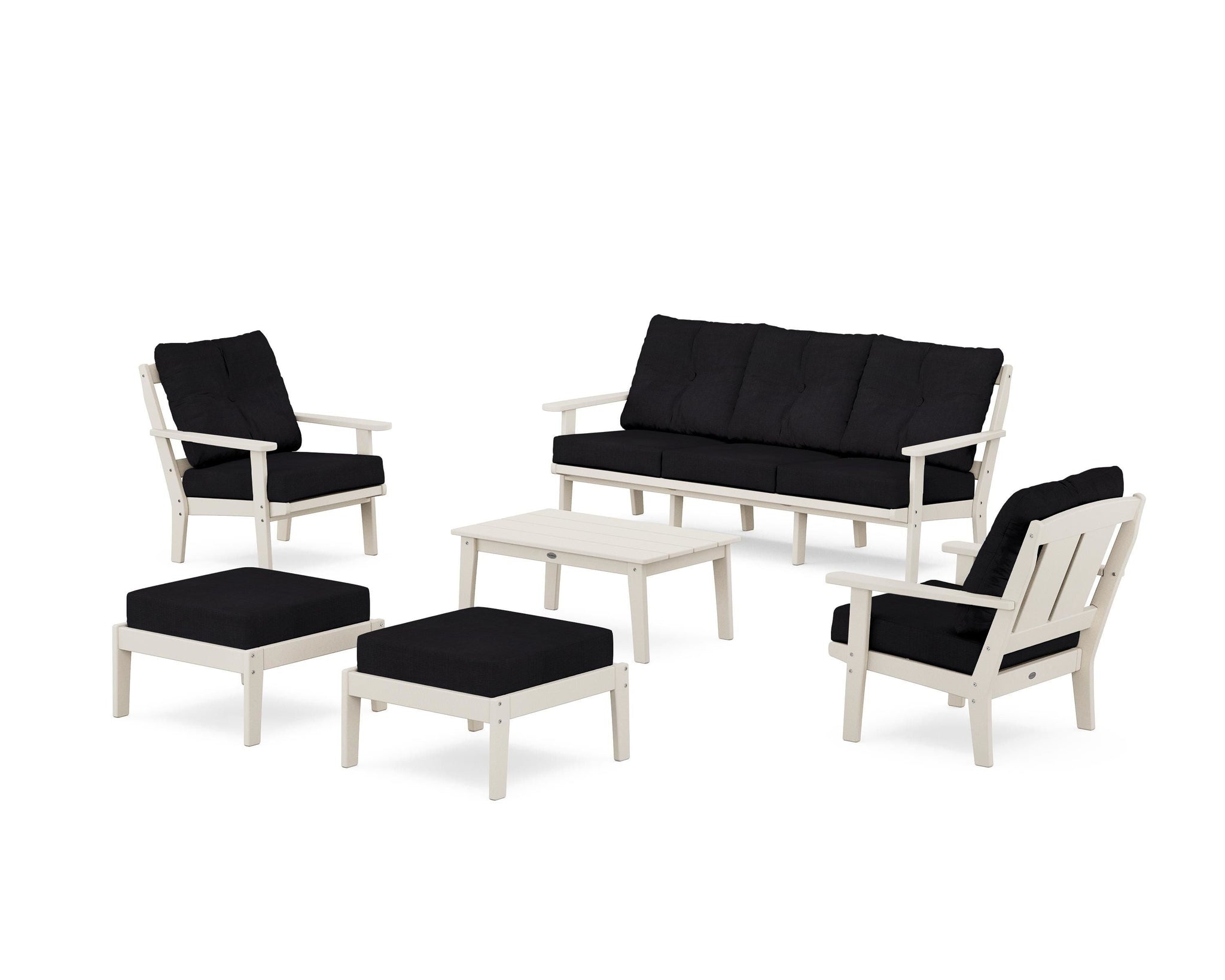 Mission 6-Piece Lounge Sofa Set