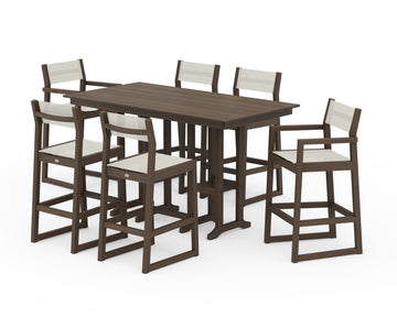 EDGE Sling 7-Piece Farmhouse Bar Set