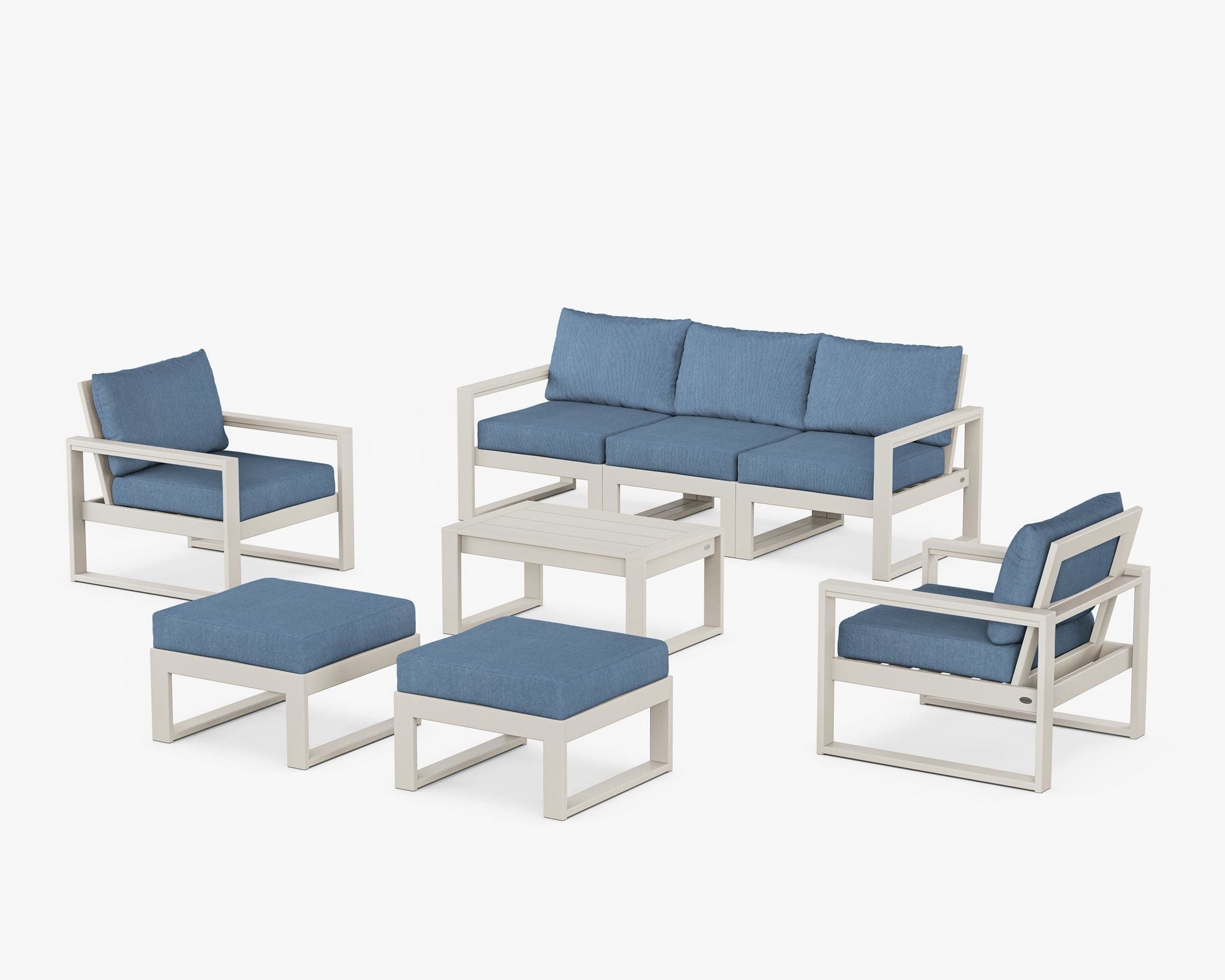 EDGE Sectional 8-Piece Lounge Sofa Set