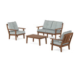 Mission 4-Piece Deep Seating Set with Loveseat