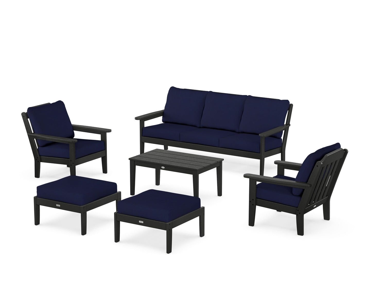 Cottage 6-Piece Lounge Sofa Set