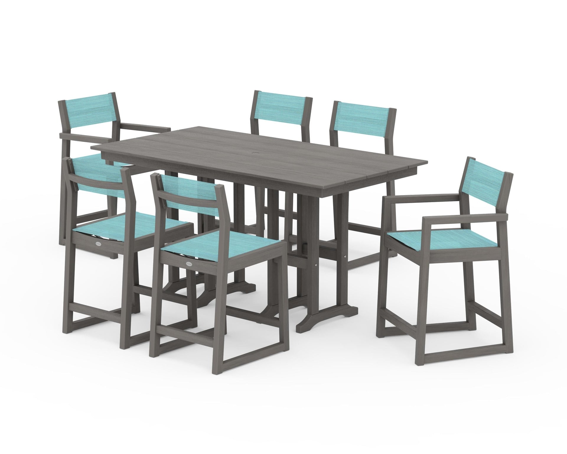 EDGE Sling 7-Piece Farmhouse Counter Set