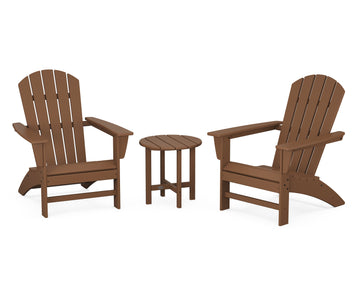 Nautical 3-Piece Adirondack Set