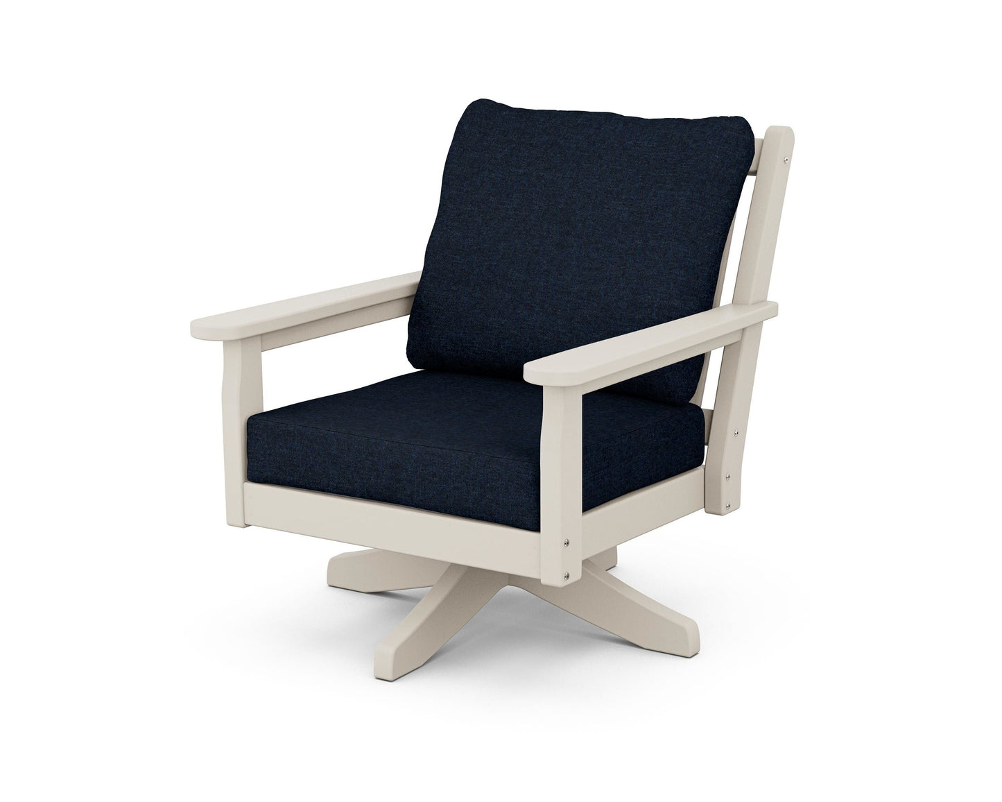 Chippendale Deep Seating Swivel Chair