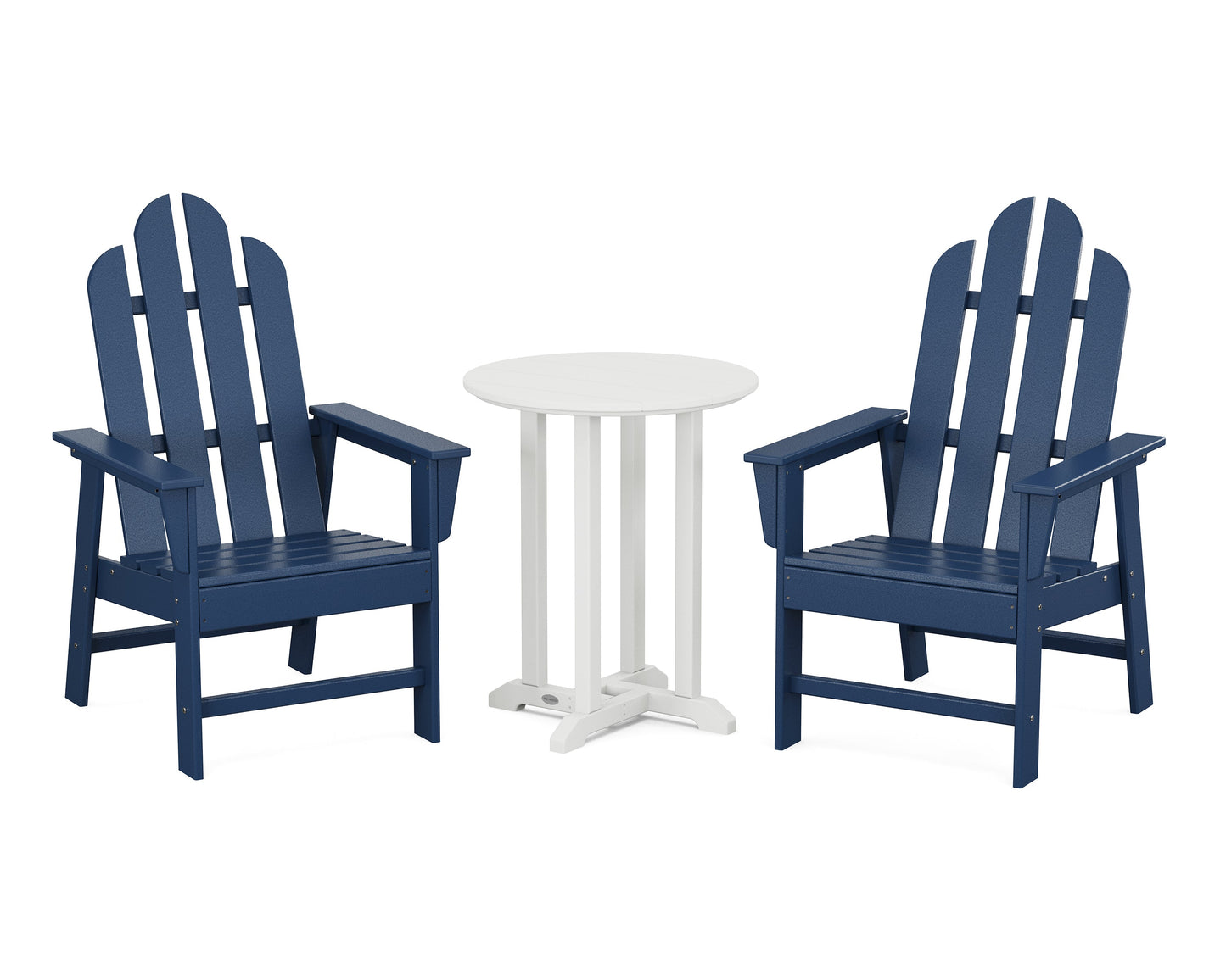Long Island 3-Piece Round Bistro Dining Set