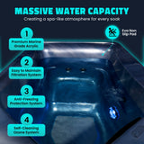 Anzzi Cold Plunge and Hot Tub All-in-One with Built-in Chiller Lights Wi-Fi New