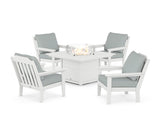 Cottage 5-Piece Deep Seating Set with Fire Pit Table
