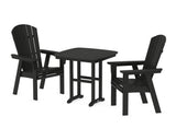 Nautical Adirondack 3-Piece Dining Set