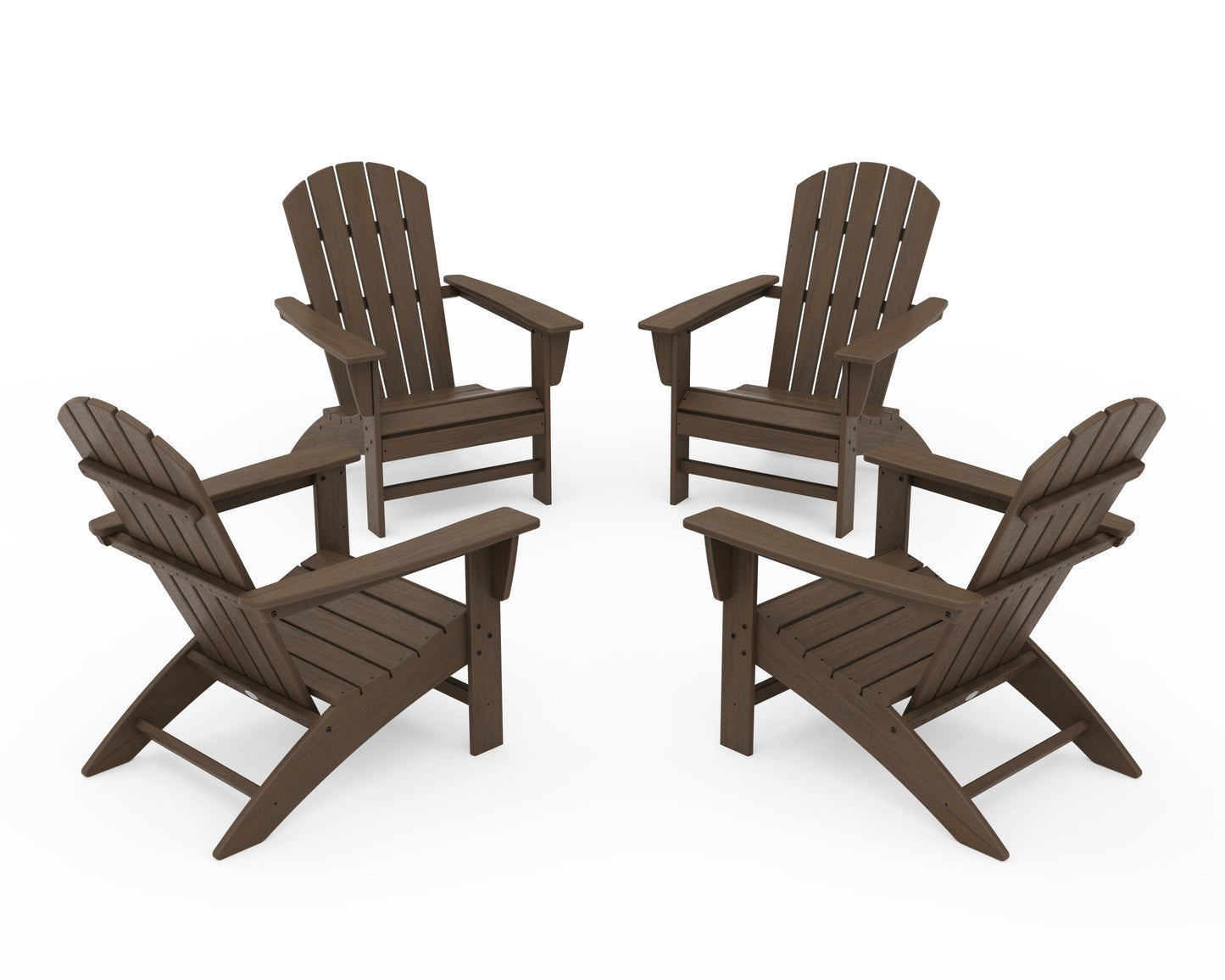 Nautical 4-Piece Adirondack Conversation Set