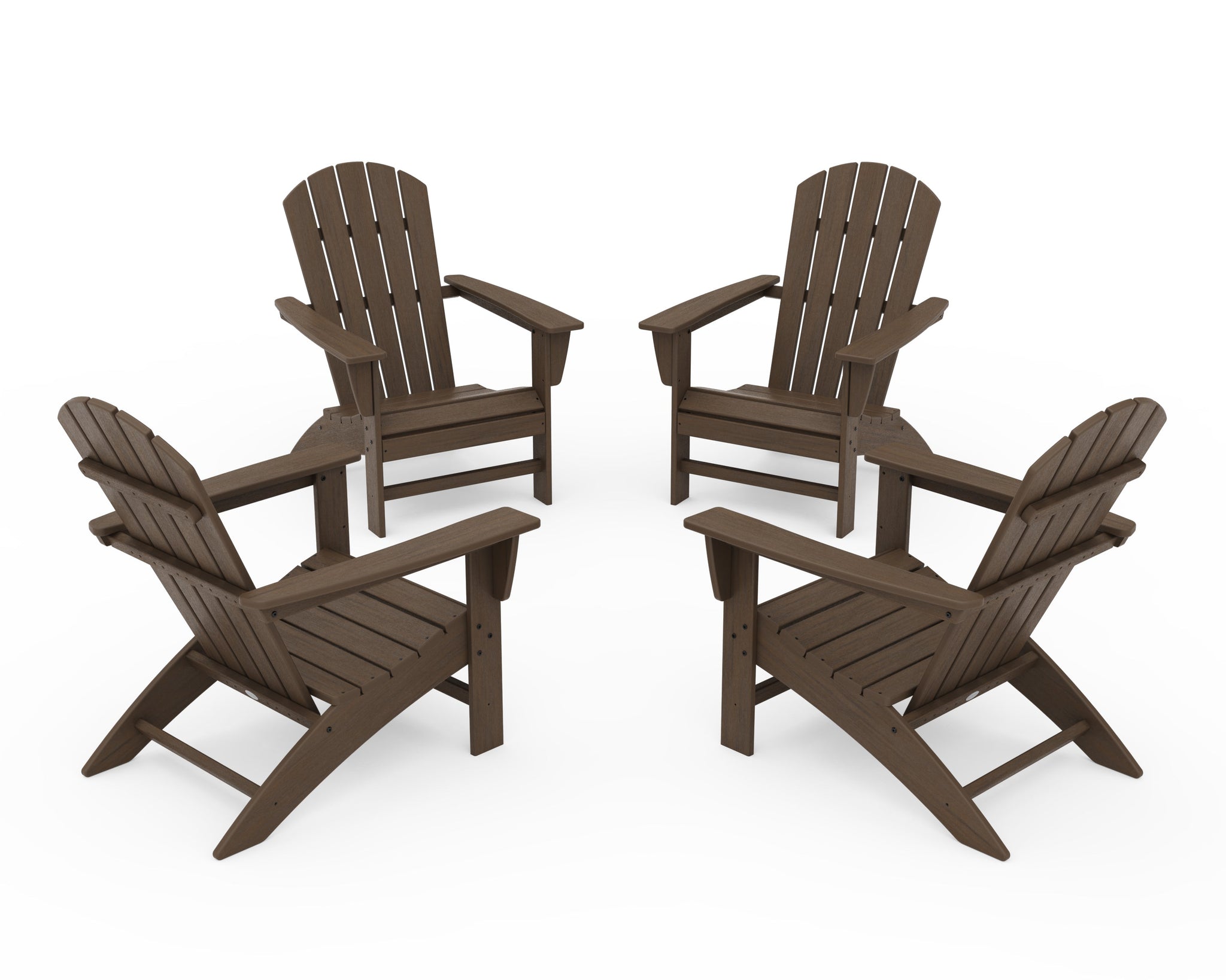 Nautical 4-Piece Adirondack Conversation Set