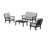 Mission 4-Piece Deep Seating Set with Loveseat