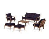 Mission 6-Piece Lounge Sofa Set