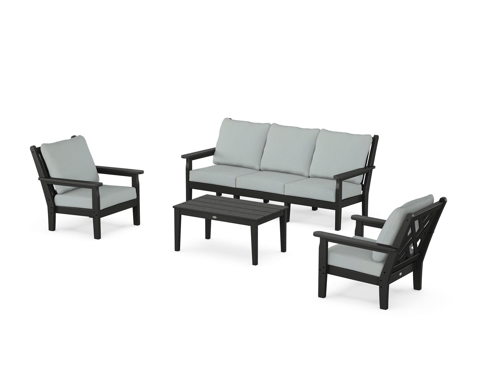 Chippendale 4-Piece Deep Seating Set with Sofa