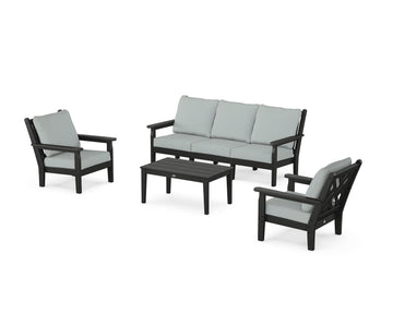 Chippendale 4-Piece Deep Seating Set with Sofa