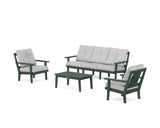 Prairie 4-Piece Deep Seating Set with Sofa