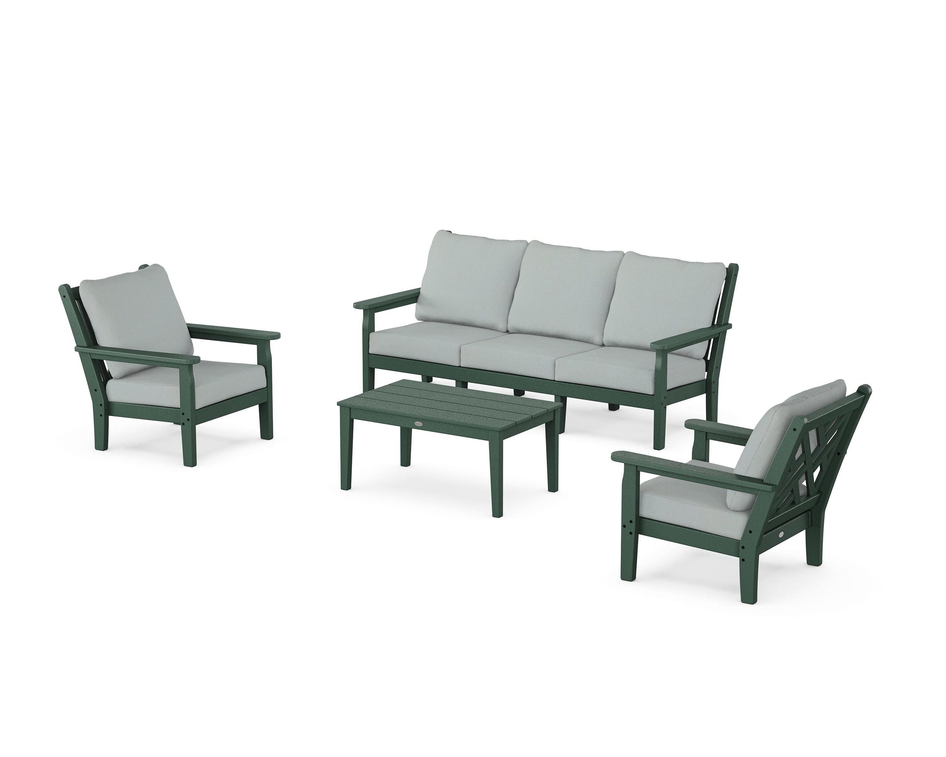 Chippendale 4-Piece Deep Seating Set with Sofa