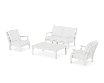 Chinoiserie 4-Piece Deep Seating Set with Loveseat