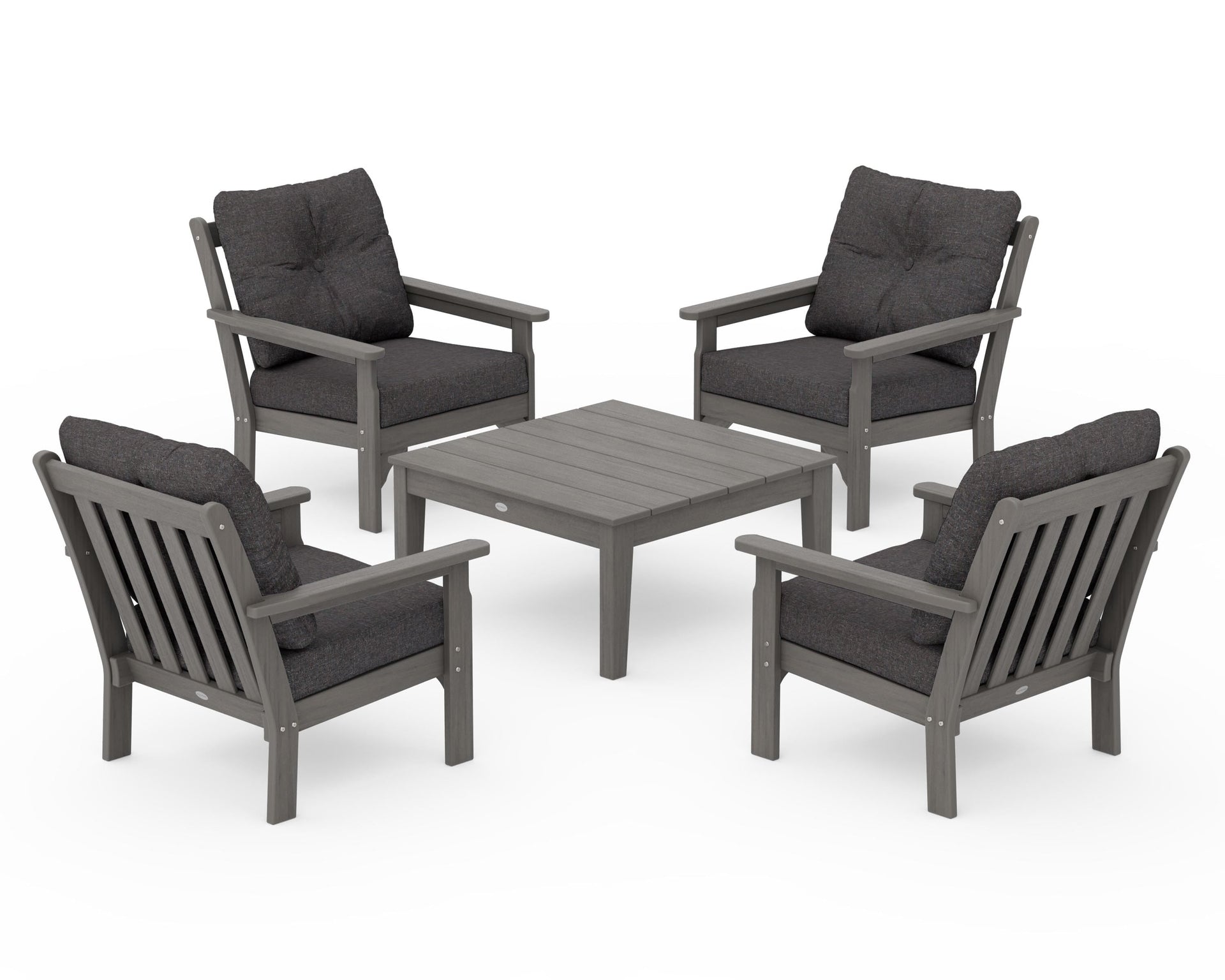 Vineyard 5-Piece Deep Seating Conversation Set
