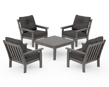Vineyard 5-Piece Deep Seating Conversation Set