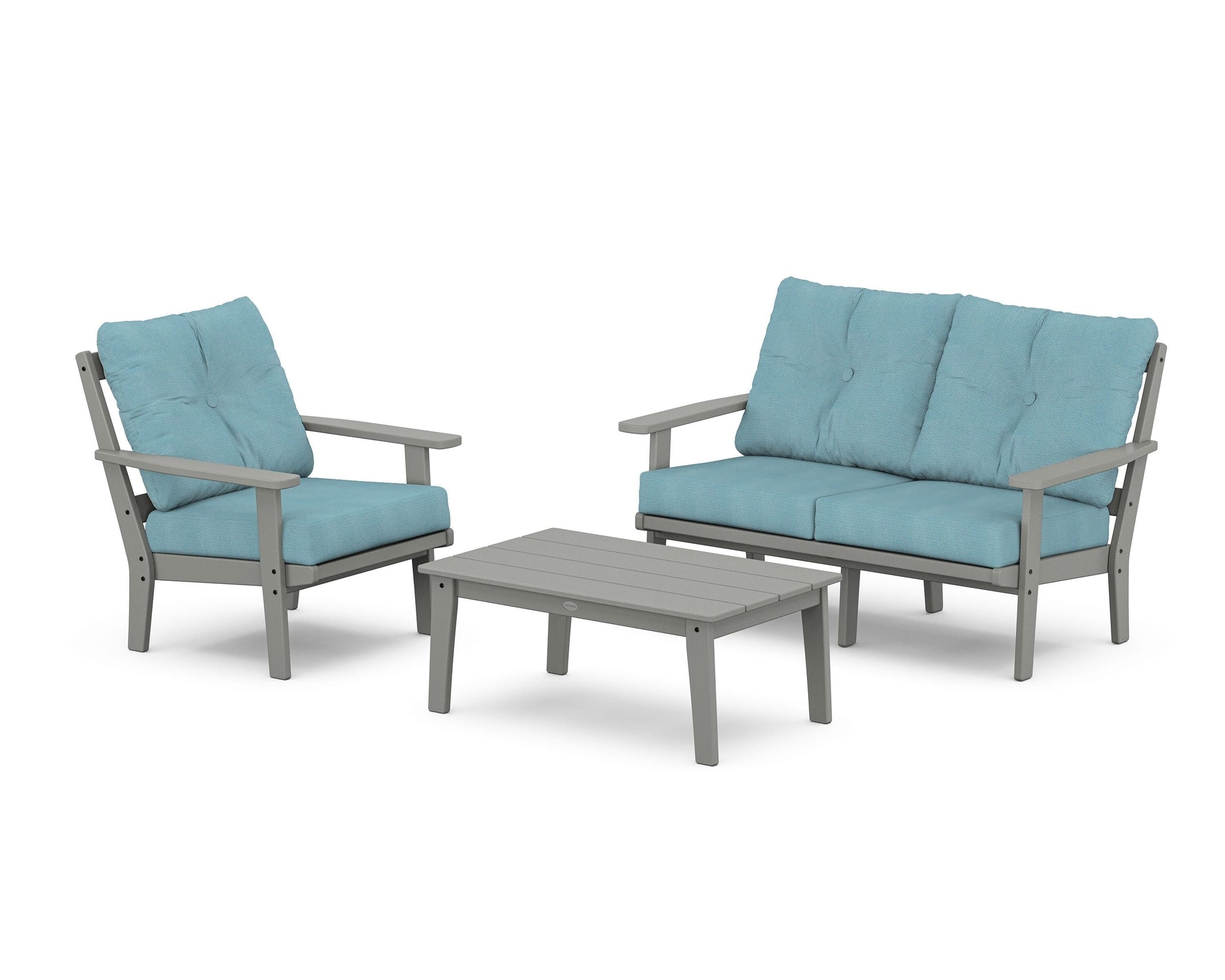 Prairie 3-Piece Deep Seating Set with Loveseat