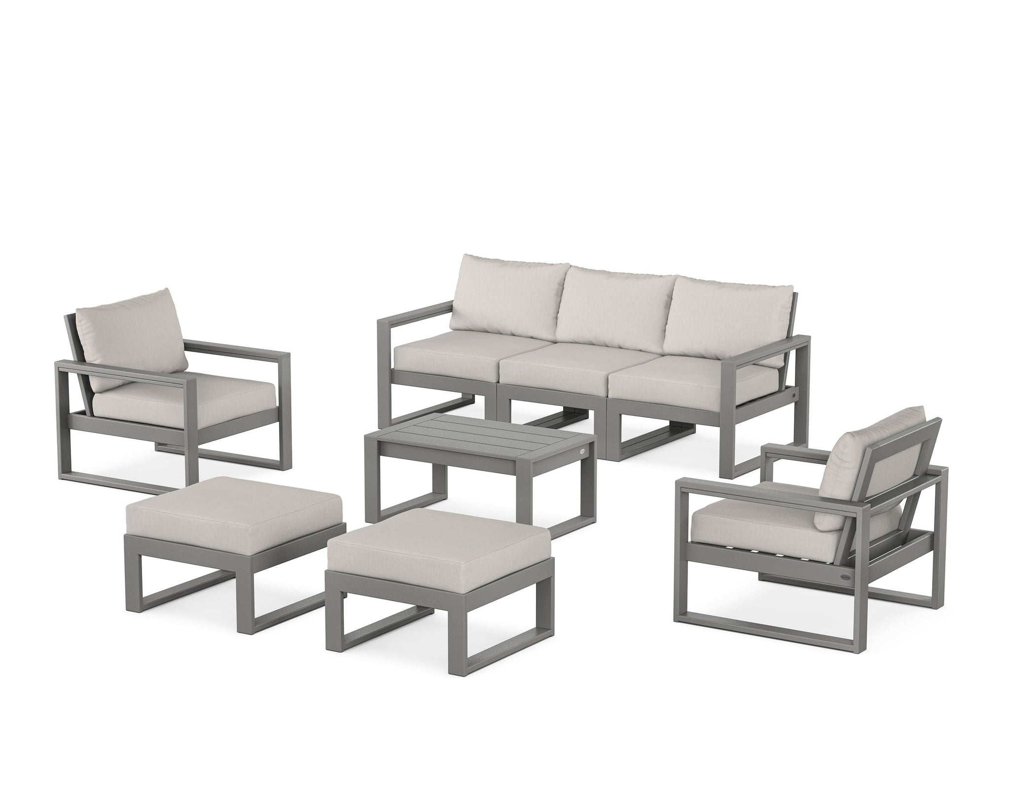 EDGE Sectional 8-Piece Lounge Sofa Set