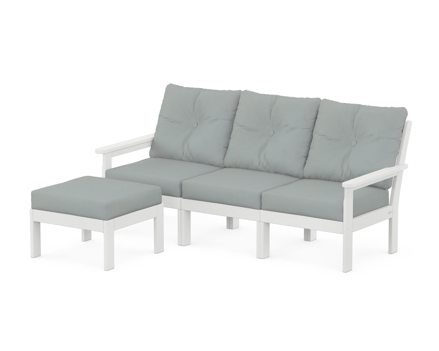 Vineyard 4-Piece Sectional with Ottoman
