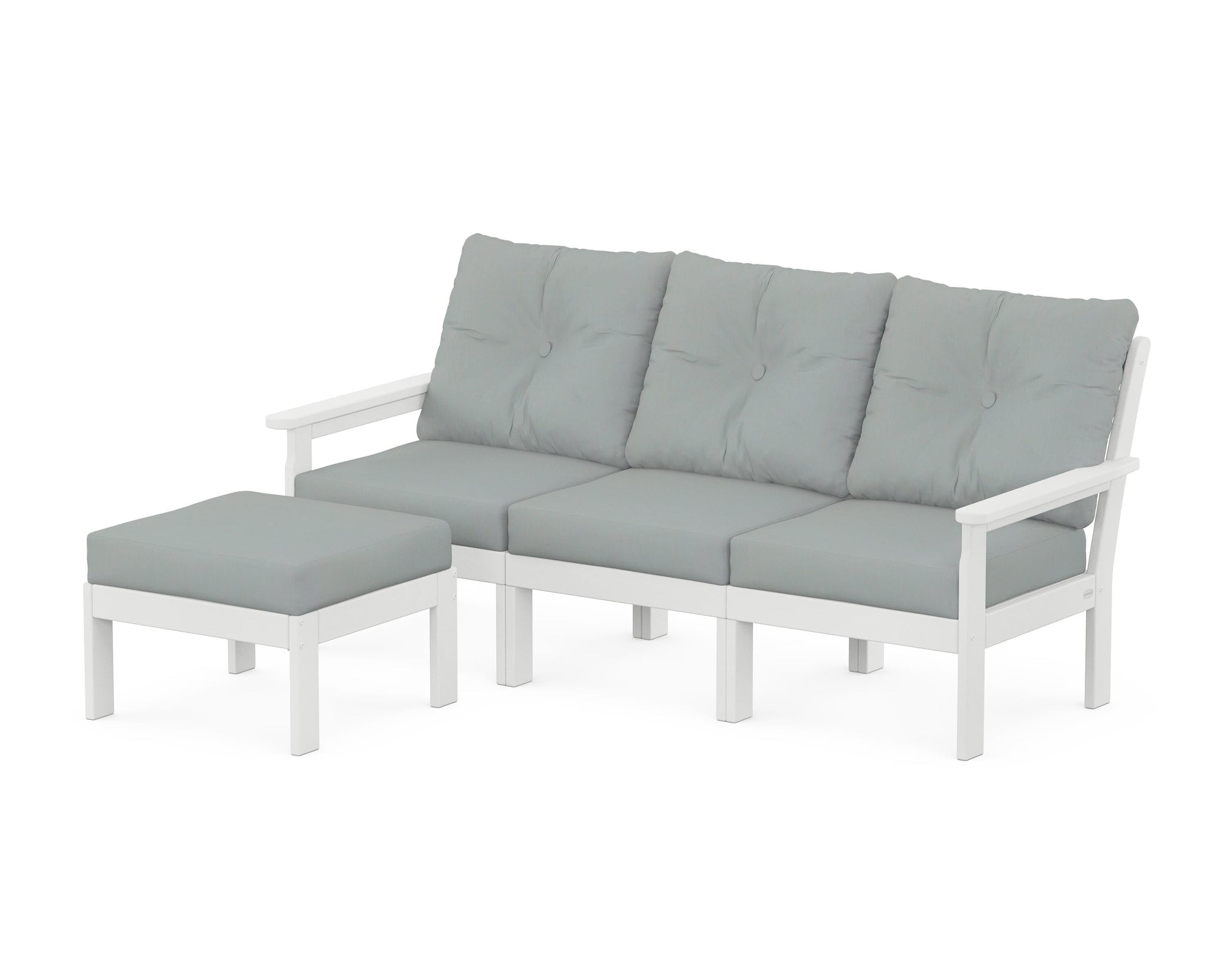 Vineyard 4-Piece Sectional with Ottoman
