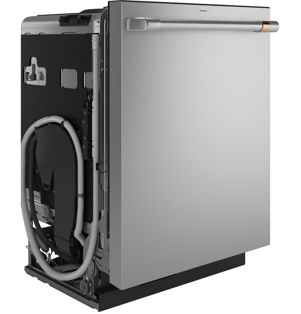 CAFÉ™ CustomFit ENERGY STAR Stainless Interior Smart Dishwasher with Ultra Wash Top Rack and Dual Convection Ultra Dry, LED Lights, 39 dBA