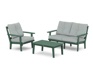 Oxford 3-Piece Deep Seating Set with Loveseat
