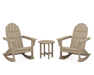 Vineyard 3-Piece Adirondack Rocking Chair Set