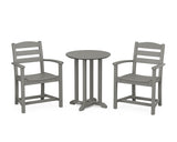 La Casa Café 3-Piece Round Bistro Dining Set