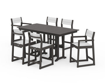 EDGE Sling 7-Piece Farmhouse Counter Set