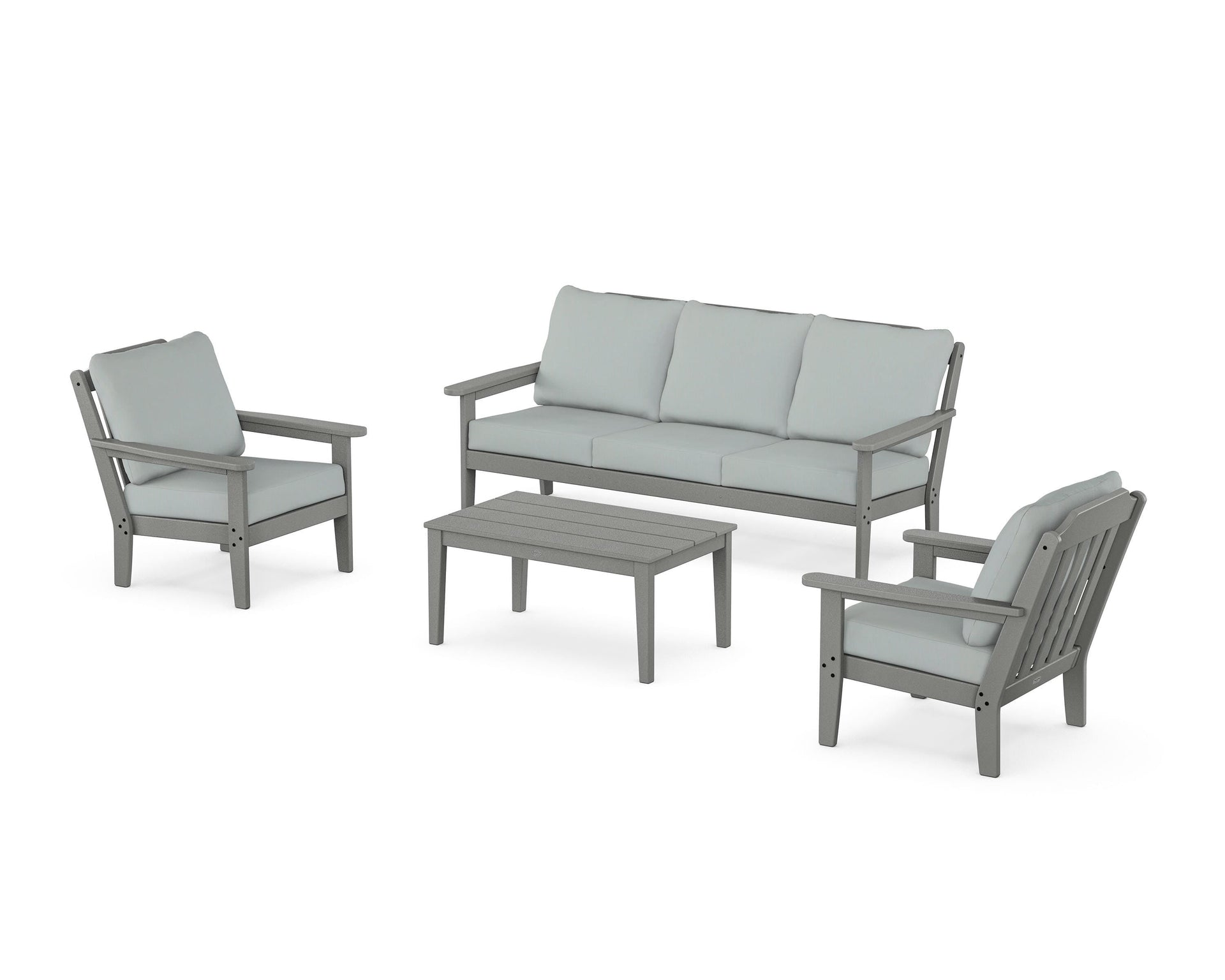 Cottage 4-Piece Deep Seating Set with Sofa