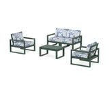 EDGE Sectional 4-Piece Deep Seating Set with Loveseat