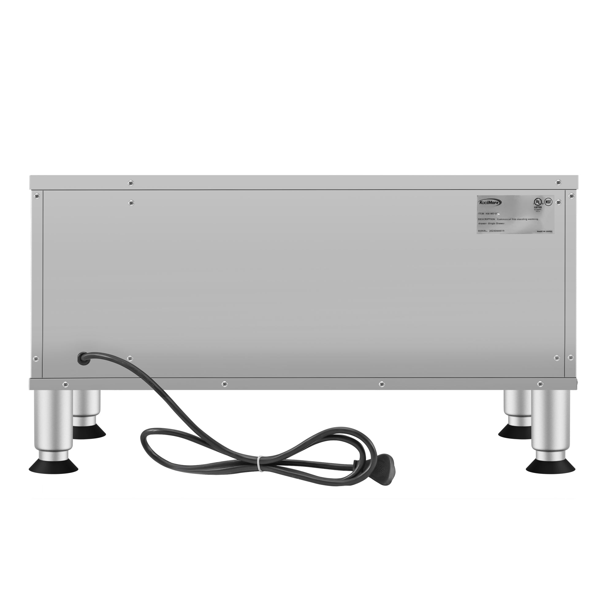 One-Drawer Commercial Free Standing Warming Drawer in Stainless-Steel, UL and NSF Listed