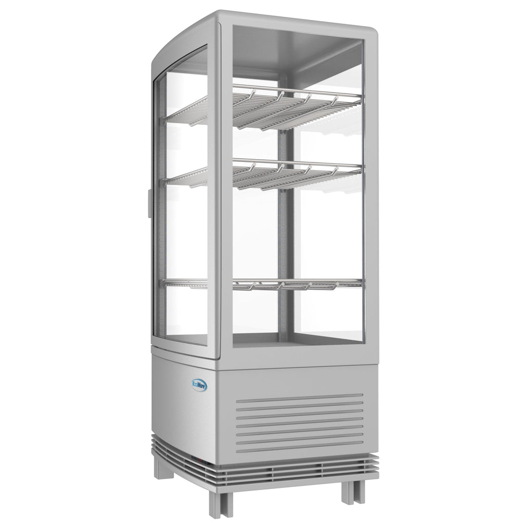 17 in. Silver Countertop Display Refrigerator - 3 Cu Ft.