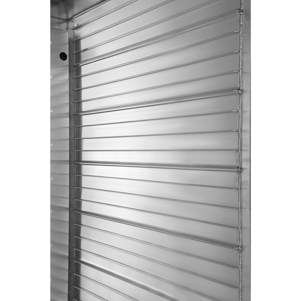 33 in. Commercial Non-Insulated Glass Door Heated Holding/Proofing Cabinet with 36-Pan Capacity in Silver