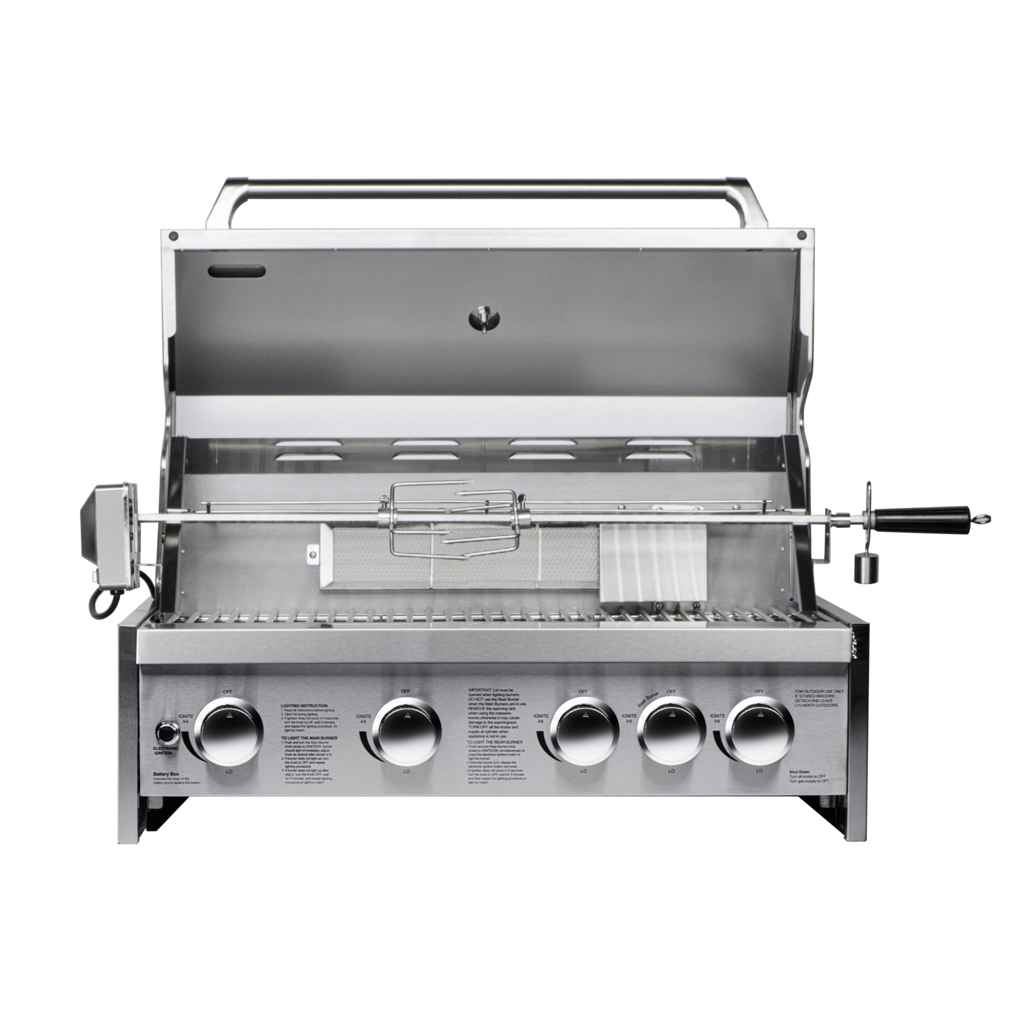 KoolMore Outdoor Kitchen 30 in. BBQ Liquid Propane Grill with Cabinet in Stainless-Steel