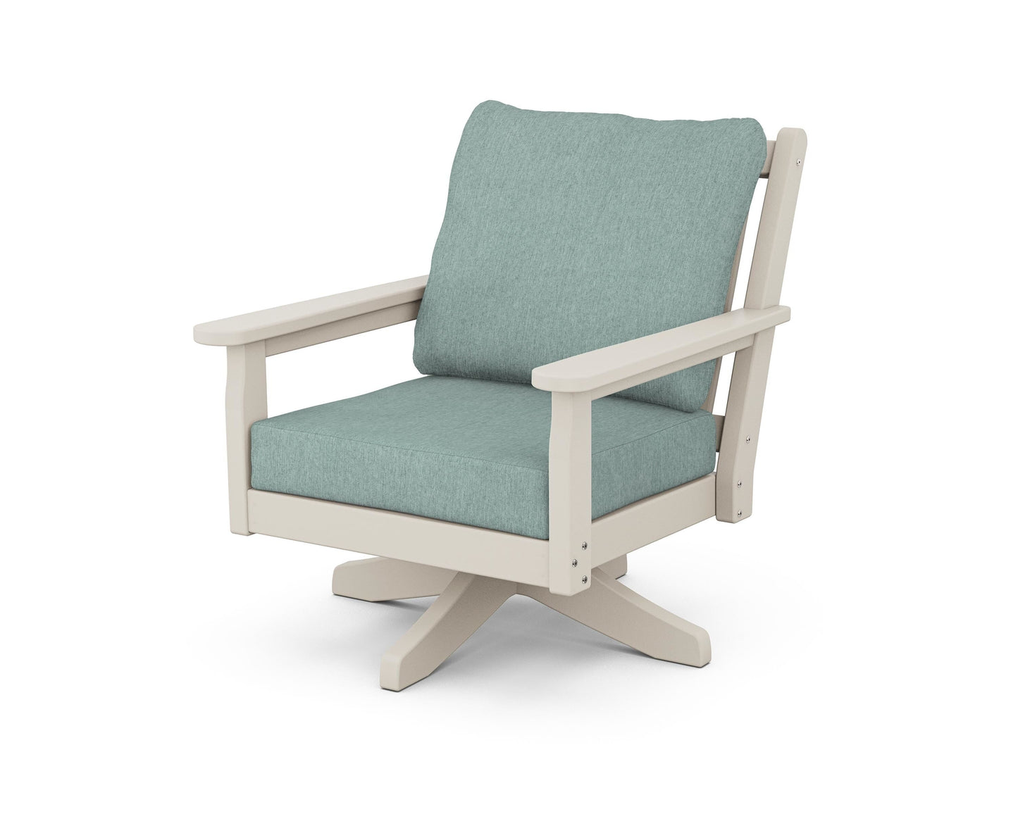 Chippendale Deep Seating Swivel Chair