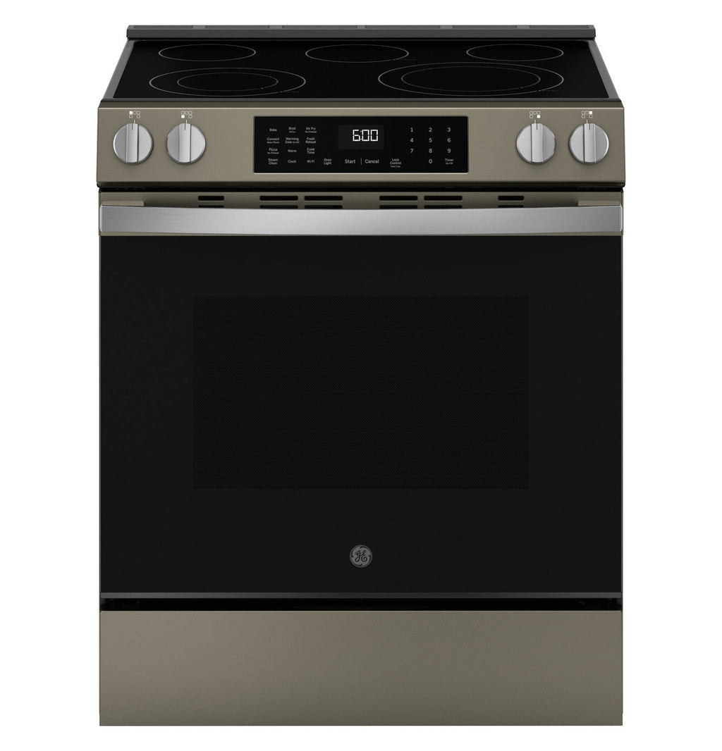 GE® ENERGY STAR® 30" Slide-In Electric Convection Range with No Preheat Air Fry and EasyWash™ Oven Tray