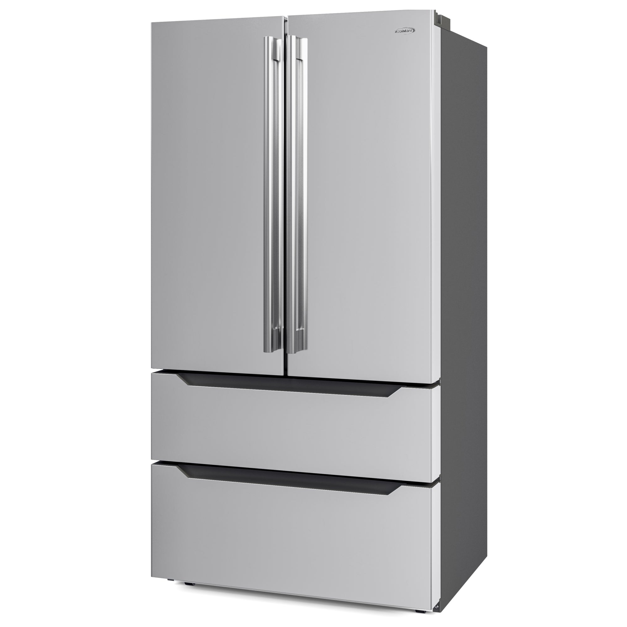 22.5 Cu. ft. French Door Refrigerator, Deep Freezer, 4 Door Stainless-Steel Fridge