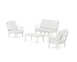 Prairie 4-Piece Deep Seating Set with Loveseat