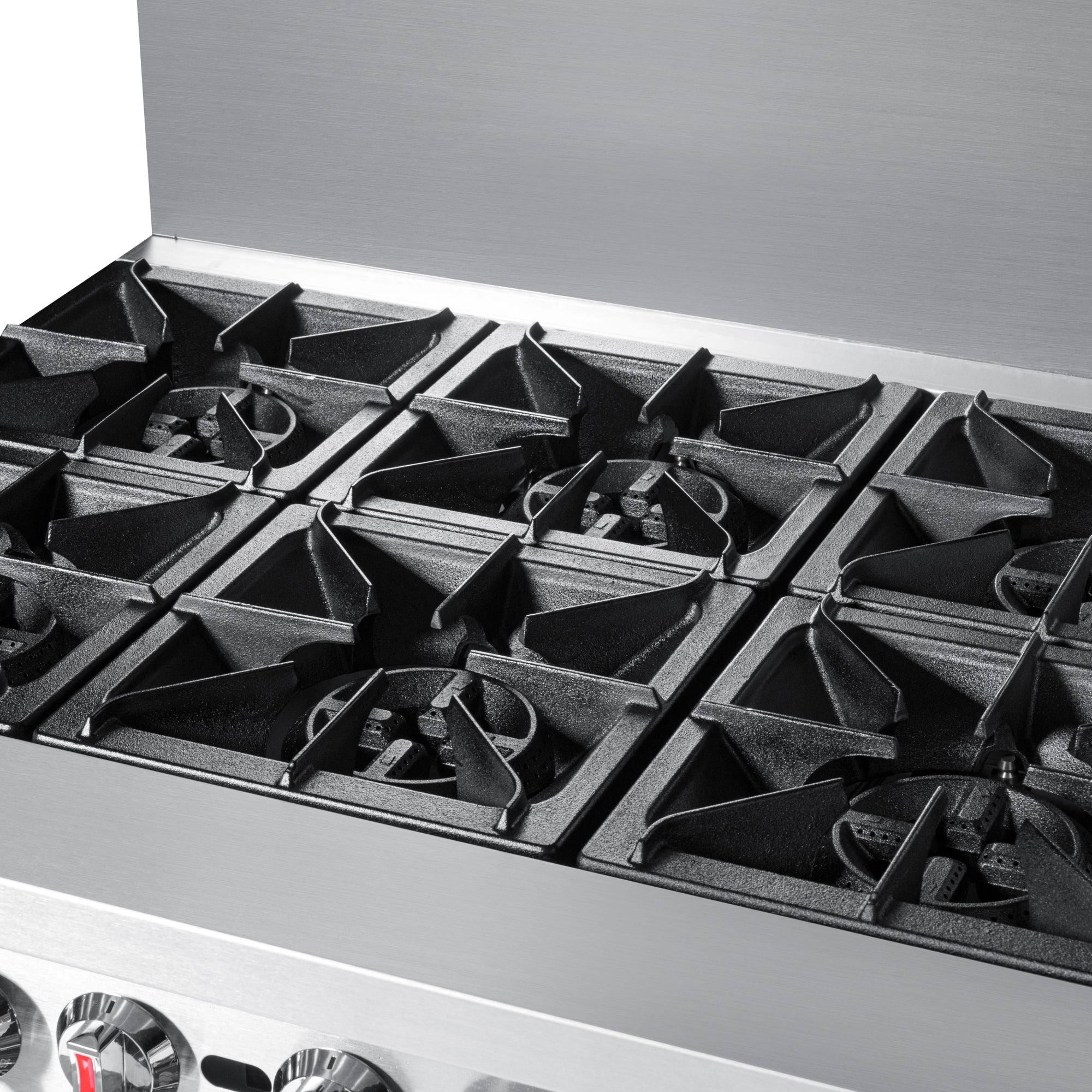 60 in. 6 Burner Commercial Natural Gas Range with 24 in. Griddle and Broiler