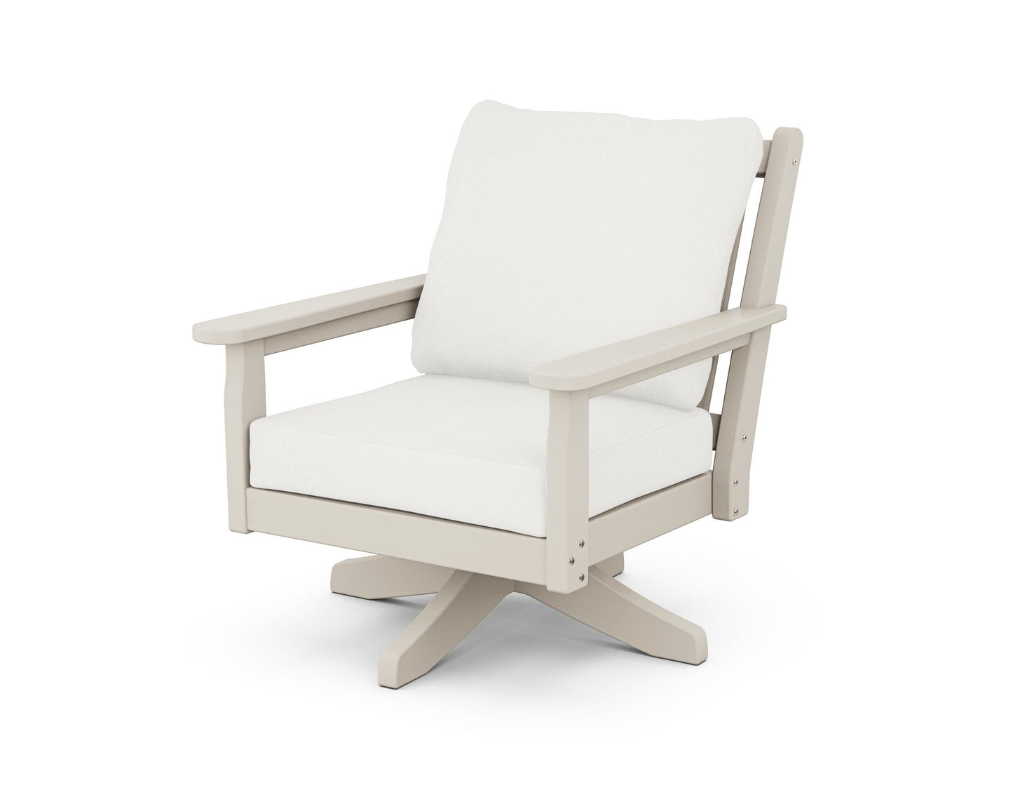 Chippendale Deep Seating Swivel Chair