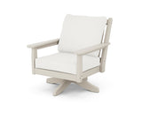 Chippendale Deep Seating Swivel Chair