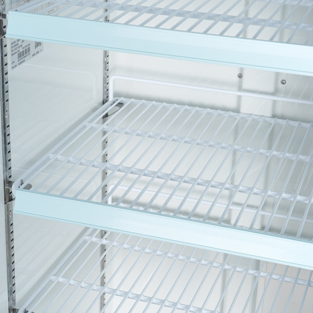 27 in. 1-Door Commercial Display Merchandiser Freezer 13 cu. ft. in White