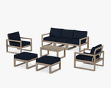 EDGE Sectional 8-Piece Lounge Sofa Set