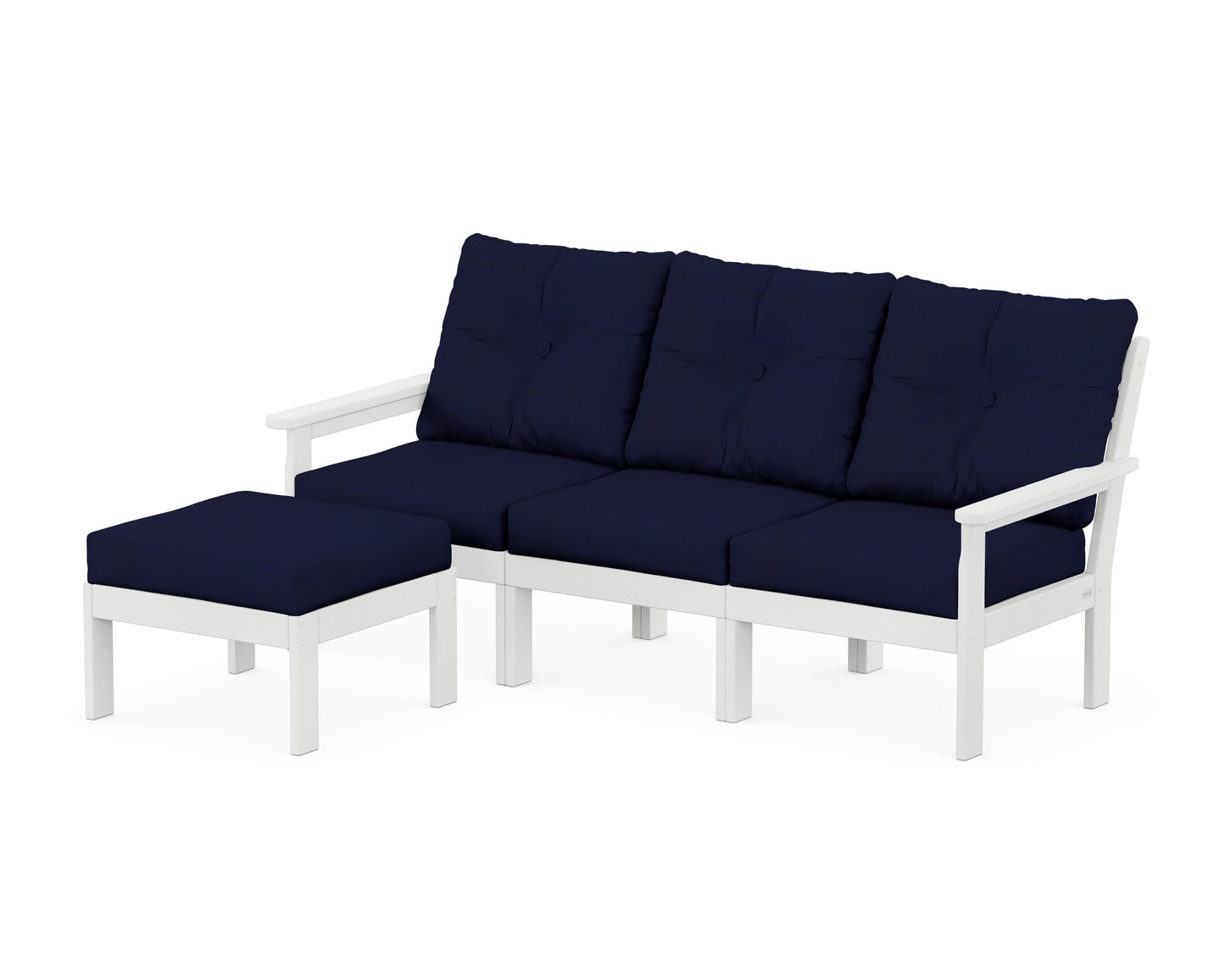 Vineyard 4-Piece Sectional with Ottoman
